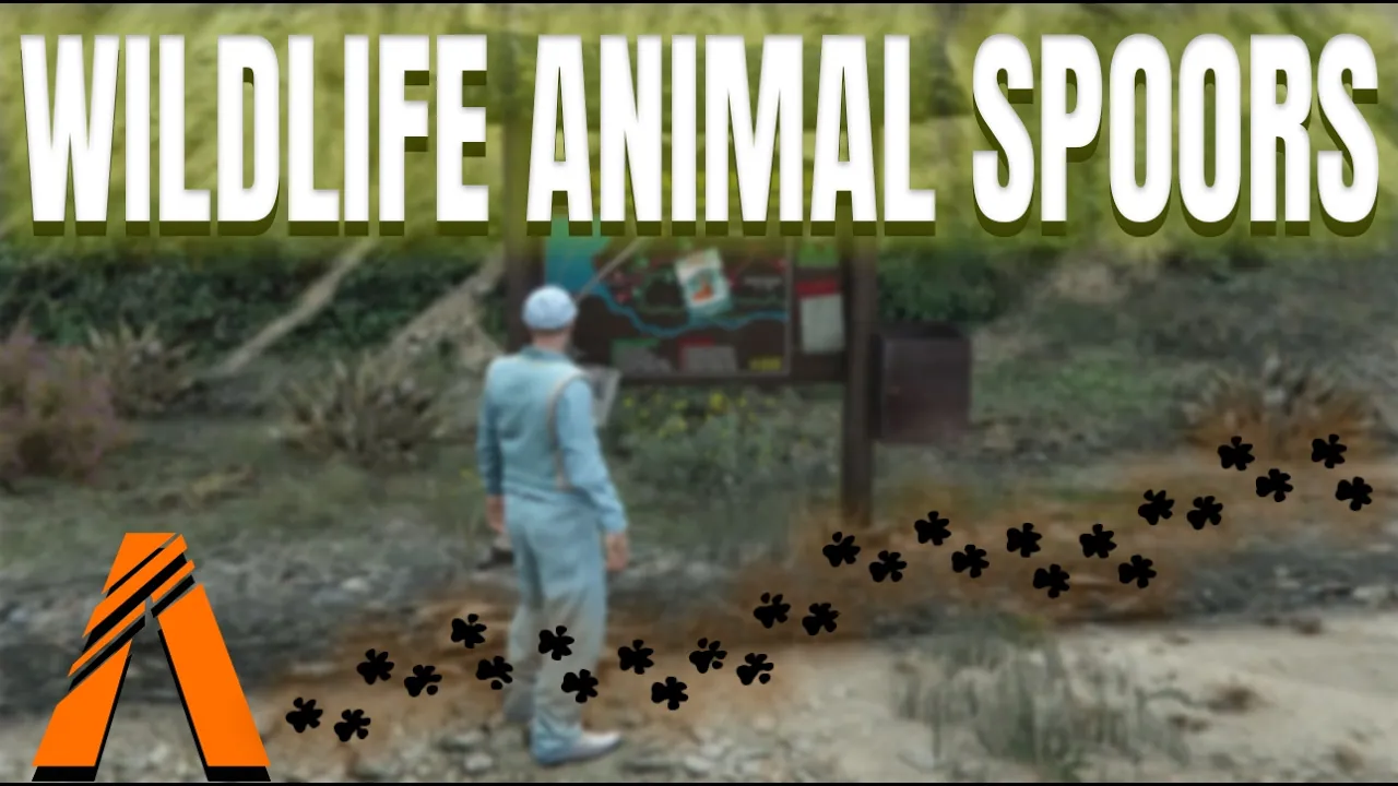 THE WILDLIFE SERIES - Wildlife Spoors - FiveM ESX/Qbcore [Standalone]
