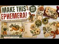 Turn Printed Elements Into Gorgeous Vintage Ephemera Easy Junk Journal Ideas