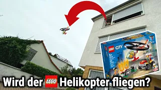 LEGO City Helikopter aus dem 2. Stock starten: "fliegender" Feuerwehrheli 60248 Review!