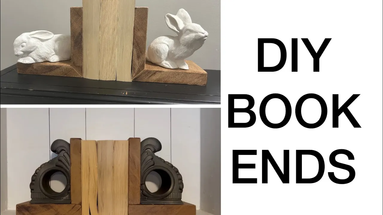 DIY Bookends/ Creating HIGH-END Decor/ Simple Projects Ideas