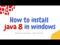 How to install java 8 in windows Neeraj Sharma