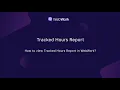 How to view Tracked Hours Report in WebWork