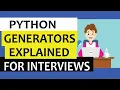 Generators in python explained step by step in depth Learn iterators and generators in Python