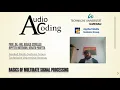 Audio Coding - 01 Basics of Multirate Signal Processing