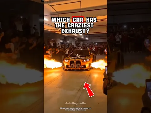 Which Car Has the Craziest Exhaust? 🔥🚗💨 #shorts #automotive #car #exhaust #viral