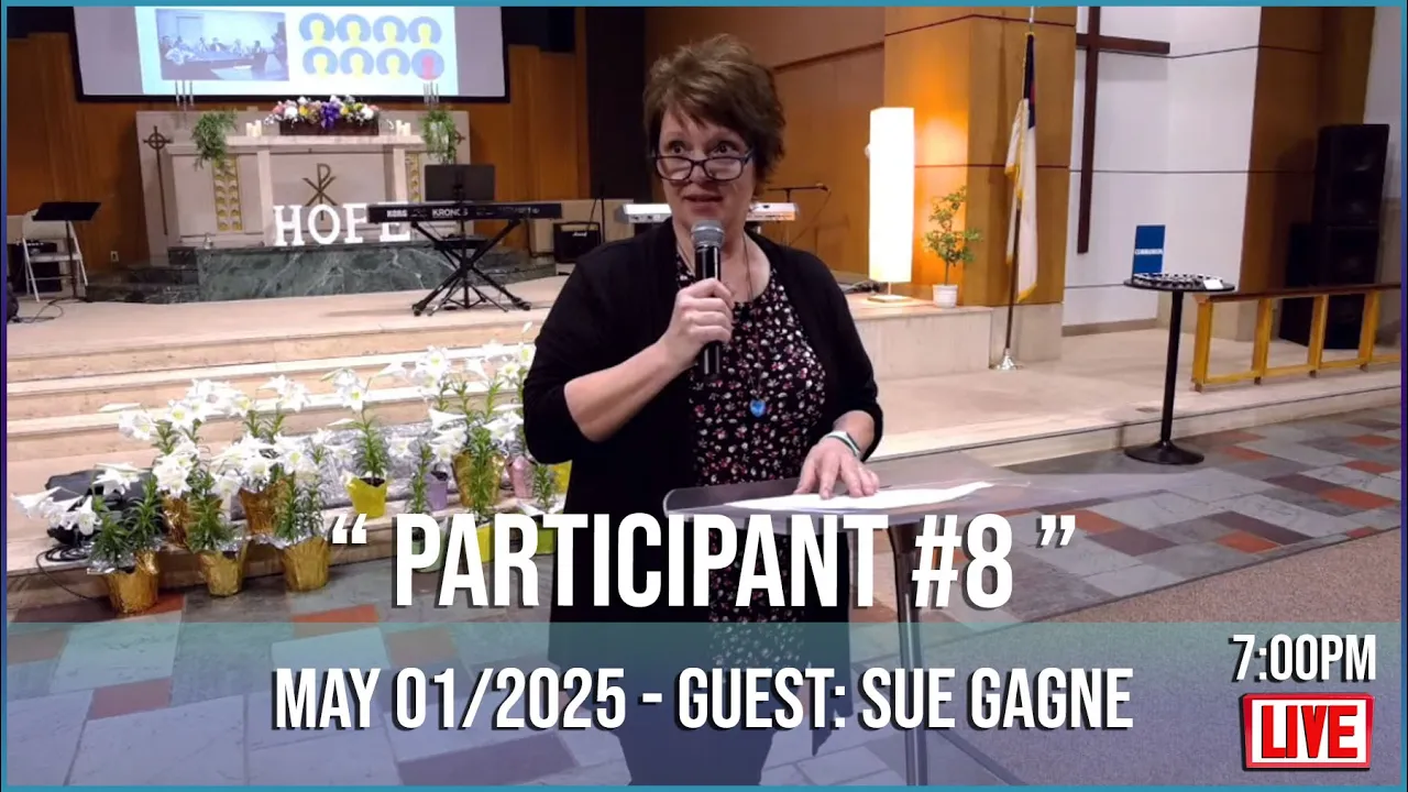 THE CITY CHURCH | Sue Gagne " Participant #8 " ( May 01/2025 - 7:00 pm )