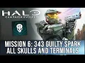 Halo Campaign Evolved - Mission 6 343 Guilty Spark All Skulls And Terminals