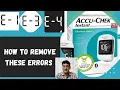 How to fix errors in Accu-Chek Instant Glucometer