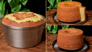 كيكة البرتقال في الخلاط في 5 دقايق بارتفاع 11سم كيك خفيف مثل الغيمة مع صوص البرتقال الادمااان 