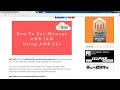 How to AWS IAM using AWS CLI