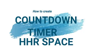 How to create countdown timer