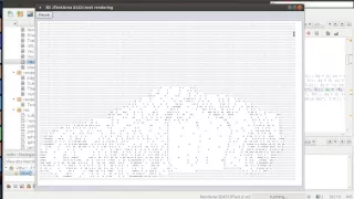 Java 3D ASCII Text from scratch - 3D rendering to JTextArea ASCII Text test