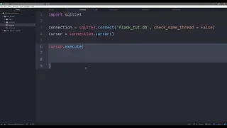 Integrating a SQLite Database Full Stack Web Development with Flask