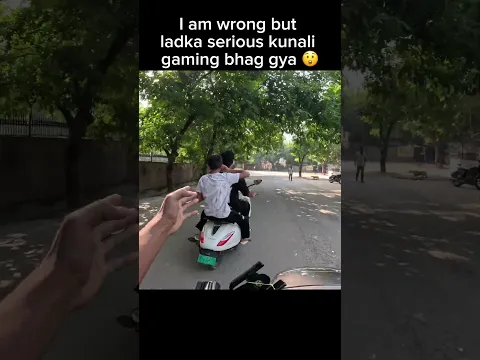 I am wrong but ladka serious kunali gaming bhag gya π² #short #trending #youtube
