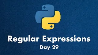 Python Regular Expressions - Day 29