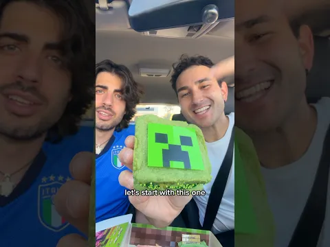 Italians review VIRAL MINECRAFT COOKIES