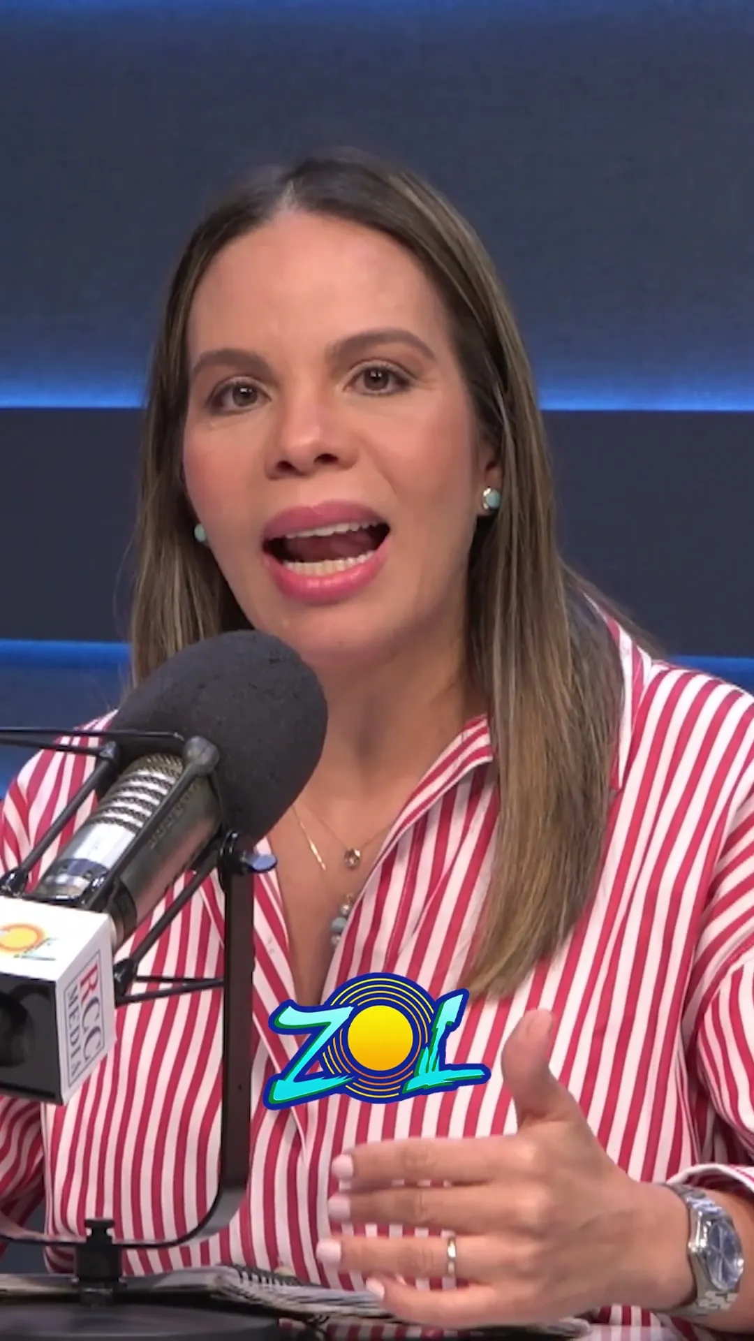 Raquel Peña y el apagón en vivo durante explicación sobre electricidad