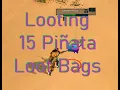 Opening 15 Personal Pinata Loot Bags From The Beach Event