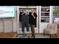 Susan Graver Ultra-Stretch Jacquard Slim-Leg Ankle Pants on QVC