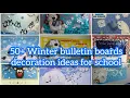 Winter bulletin board decoration bulletin board decoration design