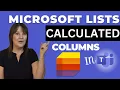 Microsoft Lists The Ultimate Guide to Calculated Columns