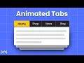 Create Tabs Using HTML CSS Only Under 3 MINS