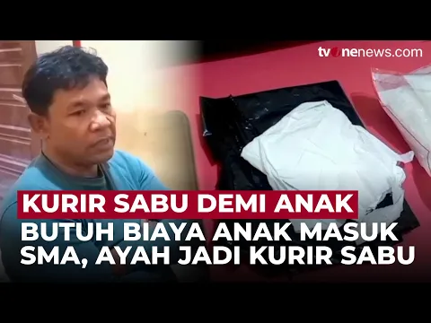Demi Biaya Anak Masuk SMA, Pria di Sumut Nekat Jadi Kurir Narkoba