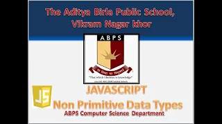 JavaScript L 6 Non Primitive Data Types