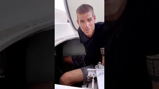 This is not the first time, and we’re getting quite good at it… unfortunately. #sailingfamily