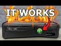 This Xbox 360 was LITERALLY ON FIRE NOT CLICKBAIT