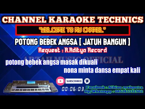 Download MP3 POTONG BEBEK ANGSA _  [JATUH BANGUN KARAOKE] || LAGU VIRAL