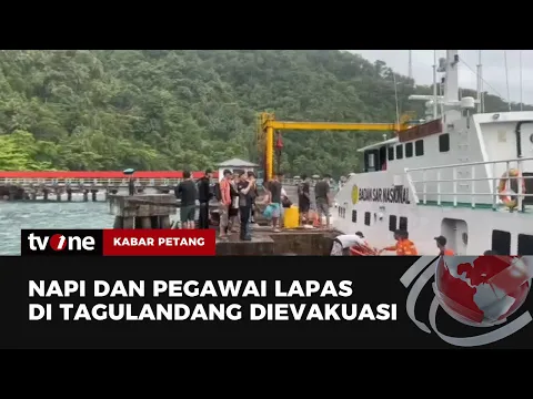 Gunung Ruang Meletus, Puluhan Napi dan Pegawai Lapas Ikut Dievakuasi