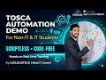 Tricentis Tosca Automation Demo Scriptless Testing for Non-IT IT Beginners