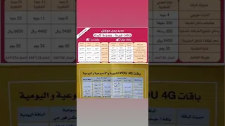 جديد باقات الانترنت4G لشركة يمن موبايل وشركة YOU  جديد باقات الانترنت4G لشركة يمن موبايل وشركة YOU