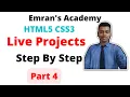 HTML CSS Live Projects Bangla Step by Step Tutorial Part 4