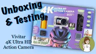 Unboxing Testing Vivitar 4K Ultra Action Camera