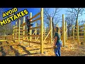TIPS TRICKS Building A POLE BARN DIY Homestead Barn