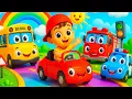 Download Lagu Wheels On The Vehicles | Learn Street Vehicles | 30 Minutes Loop | Nursery Rhymes | KidssVenture