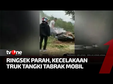 Kecelakaan Maut, Truk Tangki Tabrak Mobil di Pargarutan Tapsel, 2 Tewas 5 Luka-luka