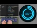 ASMR Programming - Canvas Animated Clock using Html CSS Javascript