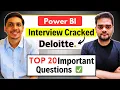 TOP 20 Power Interview Questions He cracked Deloitte Big 4