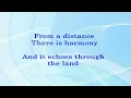From A Distance - Bette Midler (Lyrics Video)