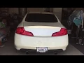 Duckbill trunk instal on g35 coupe