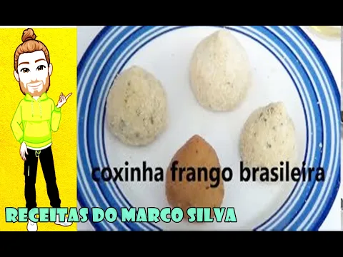 RECEITA COMPLETA COXINHA FRANGO BRASILEIRA MUITO FACIL (CANAL CHANTILLY COM CHOCOLATE)