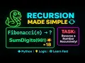 Master Recursion in Python with Real Examples Fibonacci SumDigits and a Fun Task