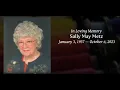 Sally May Metz Funeral 2023