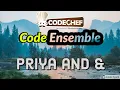 CodeChef Code Ensemble Priya and AND Correct Code in Comment little typo error