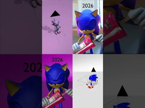 Sonic Ice cream 2000 vs 2026 vs 2050 breakdown #sonic #funnyshorts