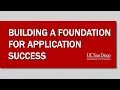 Building a Foundation for Grad Application Success Grad School and Careers UCSD Psychology