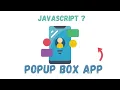 Build a Popup box Using JavaScript Custom Popup Box JavaScript Projects for Beginners Popup Modal
